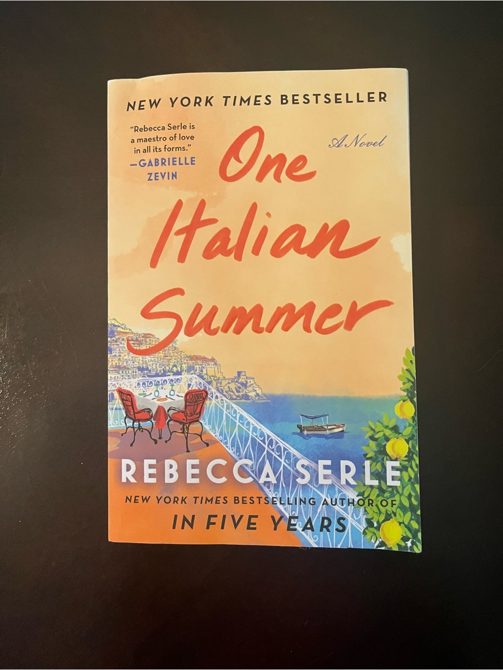 One Italian Summer~ paperback book